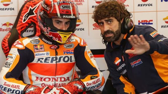 Santi Hernández y Marc Márquez.