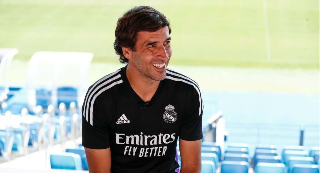 Raúl, en el Santiago Bernabéu.