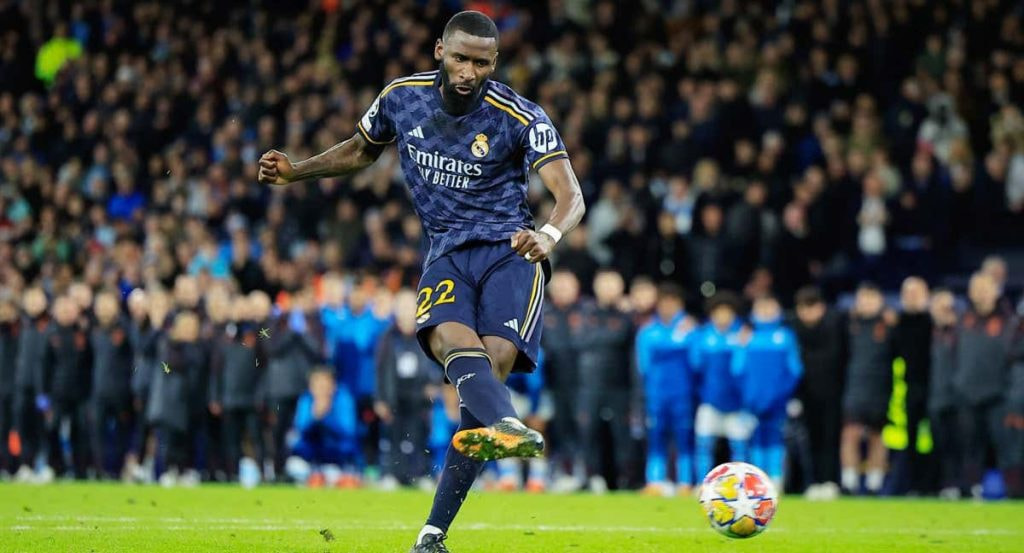Rüdiger, ante el Manchester City.