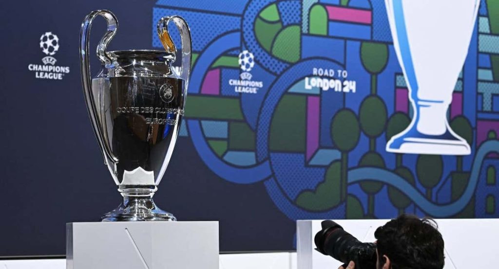 Imagen del trofeo de la Champions League, la competición que quiere sustituir la Superliga.