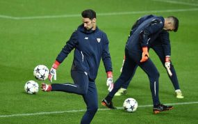 Sergio Rico en su etapa en el Sevilla.