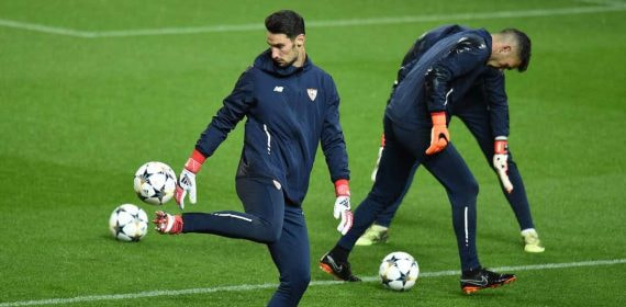 Sergio Rico en su etapa en el Sevilla.