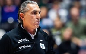 Scariolo, en un partido reciente con España.