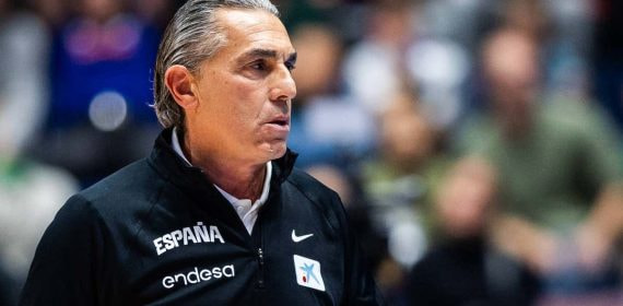 Scariolo, en un partido reciente con España.