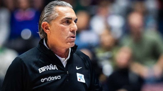 Scariolo, en un partido reciente con España.