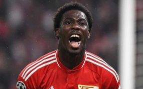 El futbolista marfileño Datro Fofana, durante un partido con el Union Berlín.