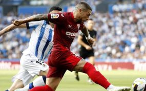Papu Gómez, en un partido del Sevilla.