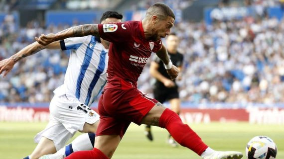 Papu Gómez, en un partido del Sevilla.