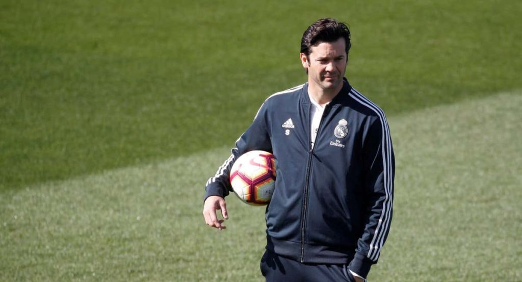 Solari, en su etapa como entrenador del Real Madrid.