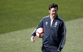 Solari, en su etapa como entrenador del Real Madrid.