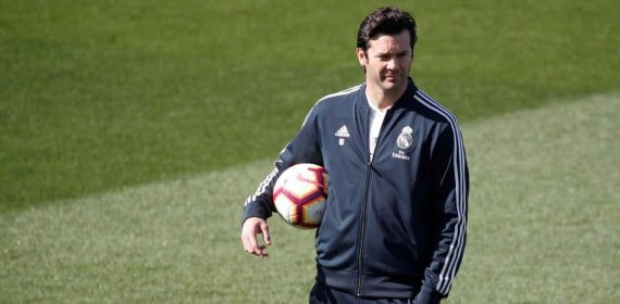 Solari, en su etapa como entrenador del Real Madrid.