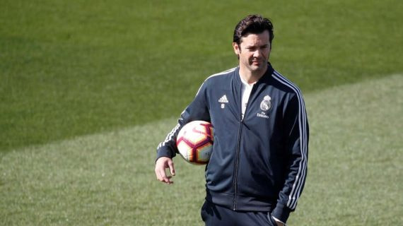 Solari, en su etapa como entrenador del Real Madrid.