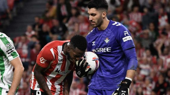 Rui Silva, en un partido con el Betis.