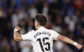 Arda Güler, con el Real Madrid.