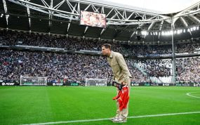 Szczesny, en su homenaje hace apenas unos días como futbolista de la Juventus.