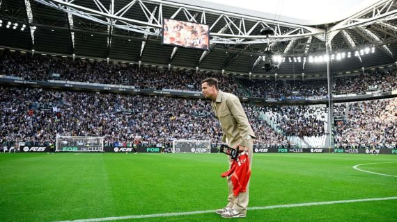 Szczesny, en su homenaje hace apenas unos días como futbolista de la Juventus.