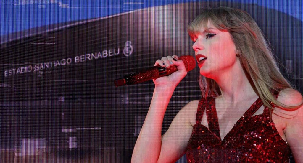 Taylor Swift actuará en el Santiago Bernabéu en mayo de 2024.
