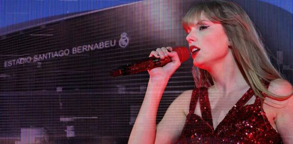 Taylor Swift actuará en el Santiago Bernabéu en mayo de 2024.