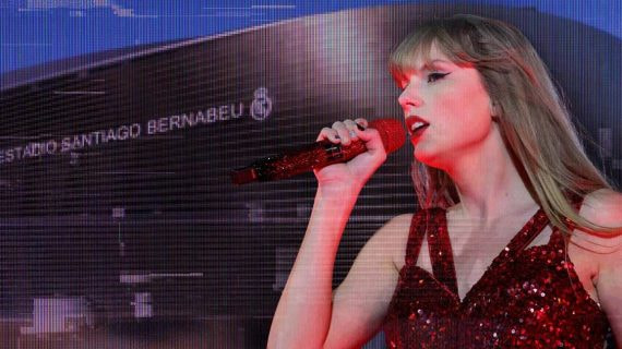 Taylor Swift actuará en el Santiago Bernabéu en mayo de 2024.