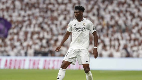 Tchouameni, con el Real Madrid.