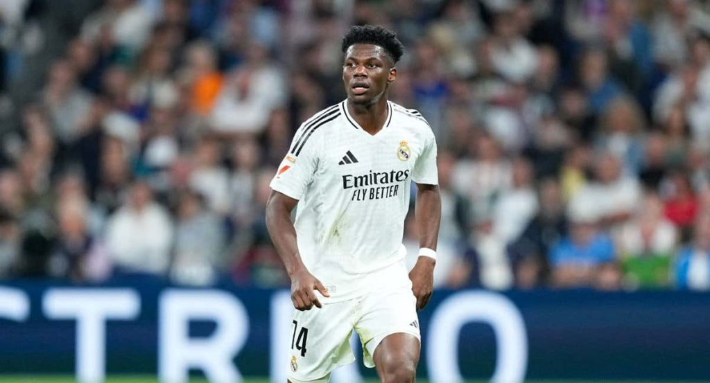 Tchouameni, durante un partido de Liga.