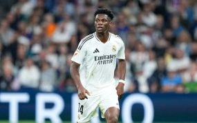 Tchouameni, durante un partido de Liga.