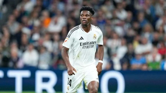 Tchouameni, durante un partido de Liga.