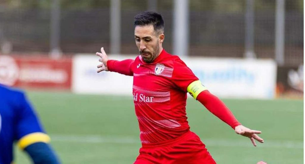 Dani Toribio, jugando con el FC Santa Coloma de Andorra.