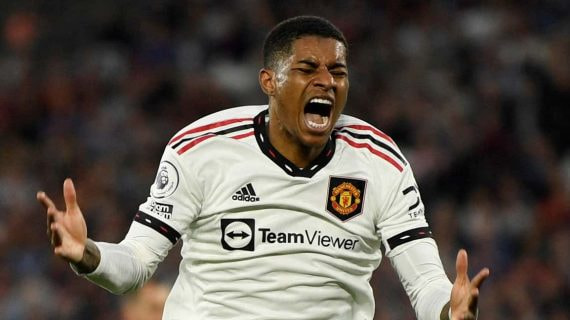 Marcus Rashford, jugador del Manchester United.