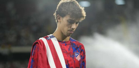 Joao Félix en el partido del Atlético contra el Rayo Vallecano