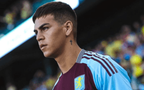 Enzo Barrenechea en un amistoso.