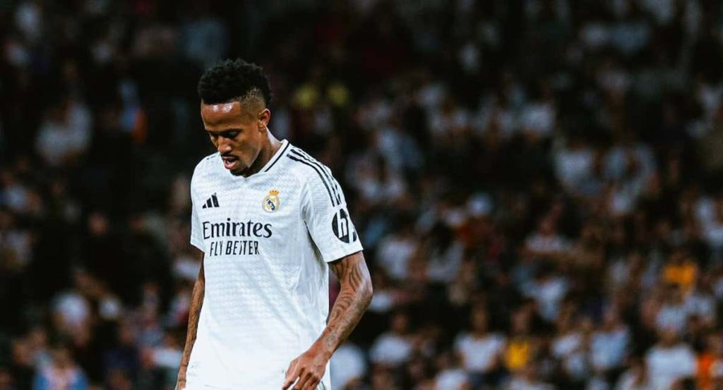 Militao, con el Real Madrid.