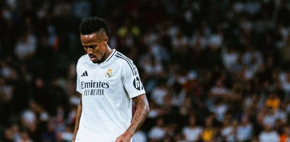Militao, con el Real Madrid.