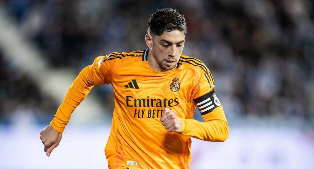 Fede Valverde, con el Real Madrid.