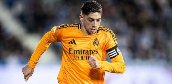 Fede Valverde, con el Real Madrid.