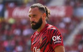 Muriqi durante un partido de LaLiga esta temporada