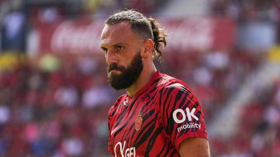 Muriqi durante un partido de LaLiga esta temporada