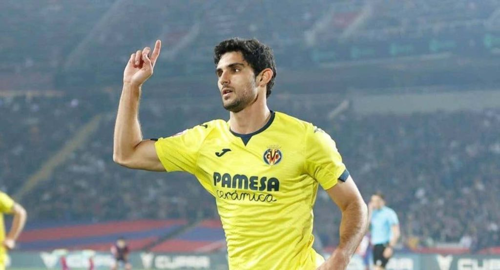 Gonçalo Guedes celebra un gol
