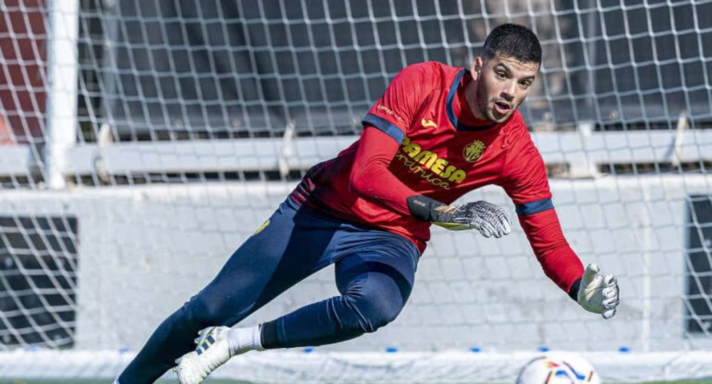Rulli en un entrenamiento.