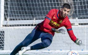 Rulli en un entrenamiento.
