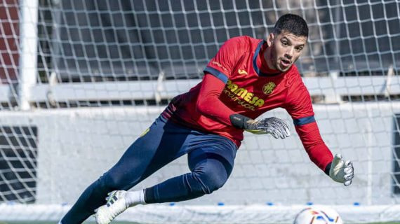 Rulli en un entrenamiento.