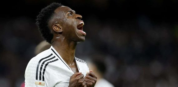 Vinicius, desesperado durante el Clásico del pasado sábado.