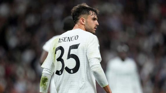 Raúl Asencio, durante el Real Madrid-Manchester City.