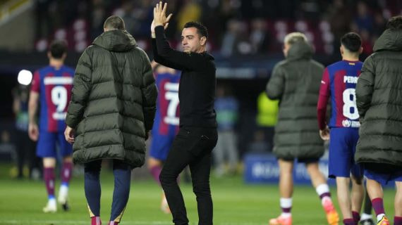 Xavi Hernández en un partido de la temporada pasada.