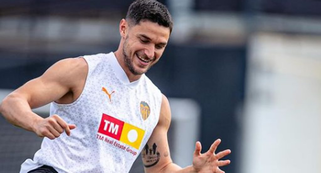Yaremchuk en un entrenamiento.