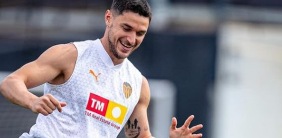 Yaremchuk en un entrenamiento.