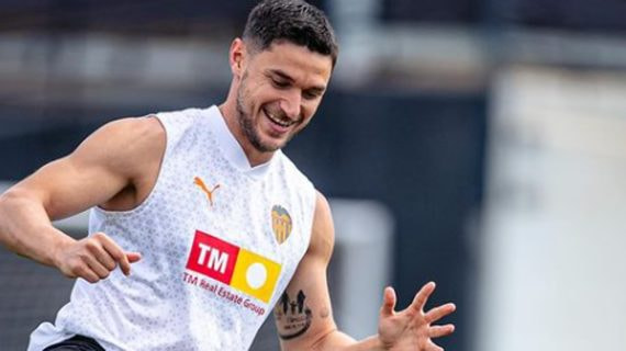 Yaremchuk en un entrenamiento.