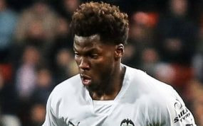 Musah, en un partido de esta temporada ante la Real Sociedad.