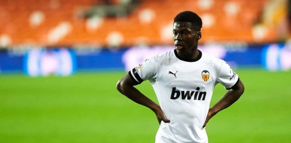 Yunus Musah, en un partido con el Milan.