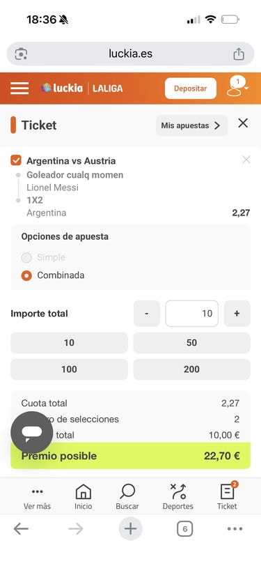 Pantalla de apuesta en directo en una de las casas de apuestas de España